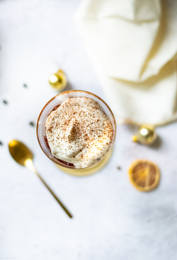 Sweet Christmas in a Glass – chocolate crumbs im glas mit zimt-marzipan ...